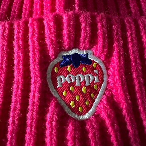 Poppi x Target Strawberry Limited Edition Beanie Hat - Picture 3 of 4
